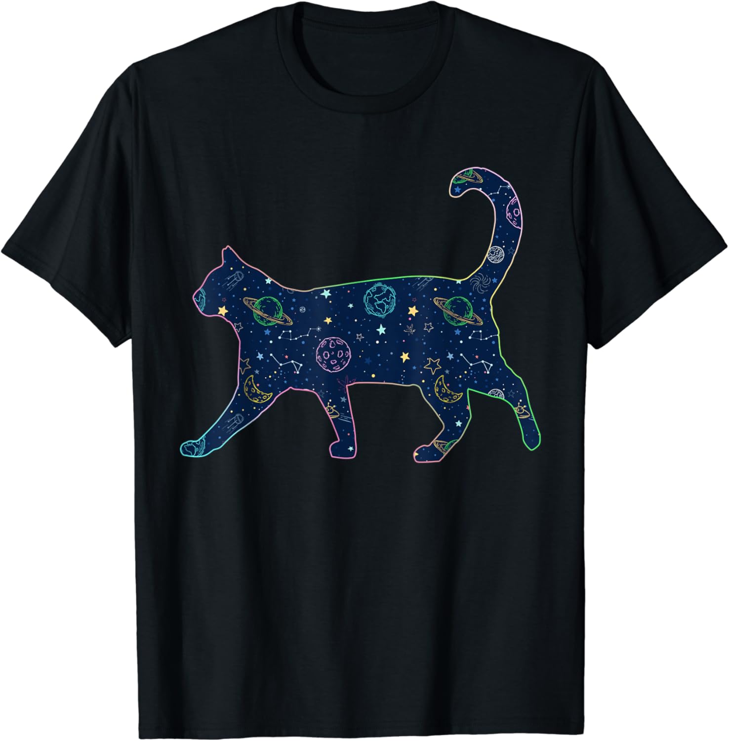 Space Shirt Cat Shirt Cat T Shirts For Women TShirt Amazon.co.uk Fashion